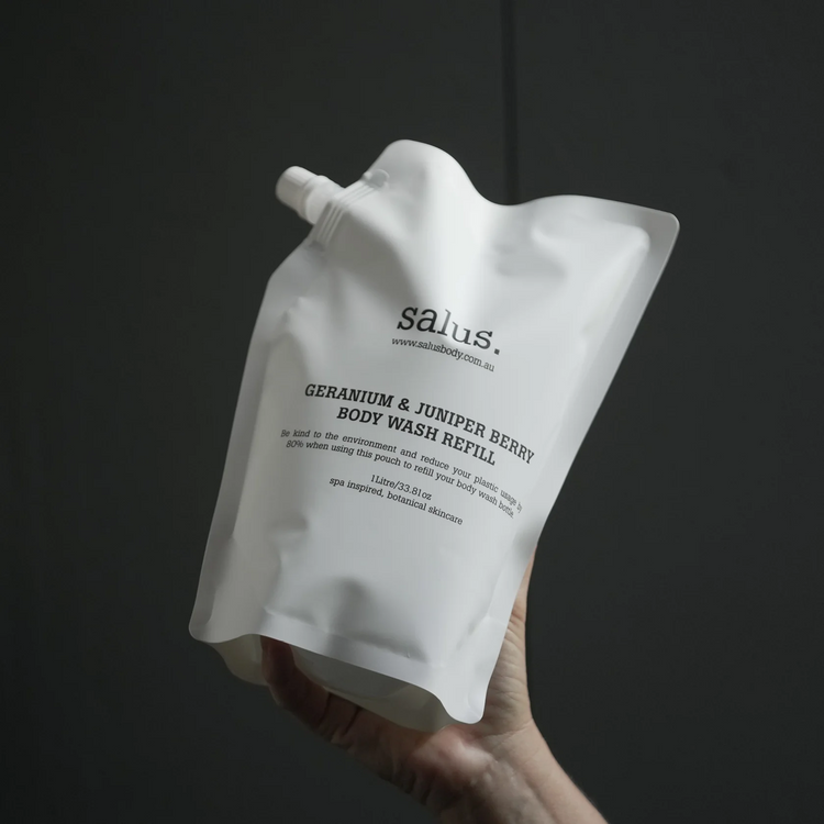 Salus Geranium & Juniper Body Wash Refill 1L