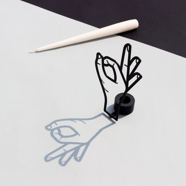 OK Candlestick Holder