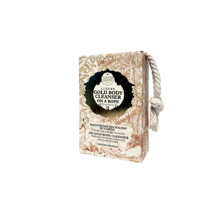 Nesti Dante Luxury Gold Body Soap on a Rope