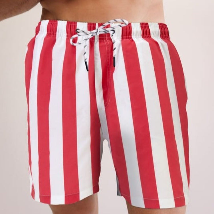 Shore Club Men's Swim Short - Cabana Red