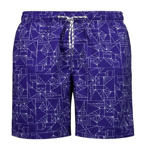 Shore Club Men's Swim Short - Capri Geo
