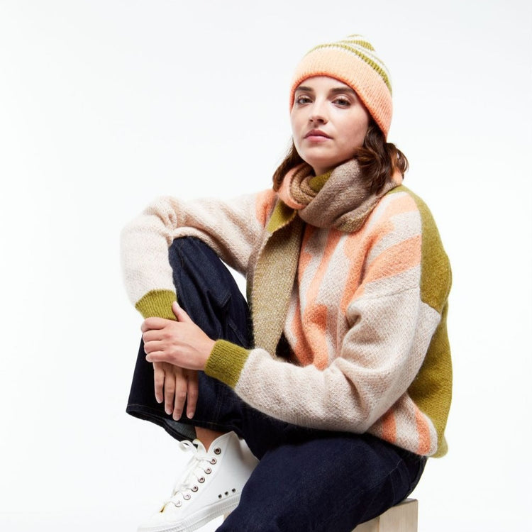Khaki Celeste Beanie Mapoesie