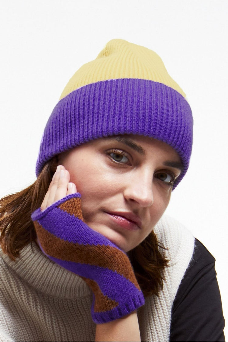 Purple Linea Hat Mapoesie
