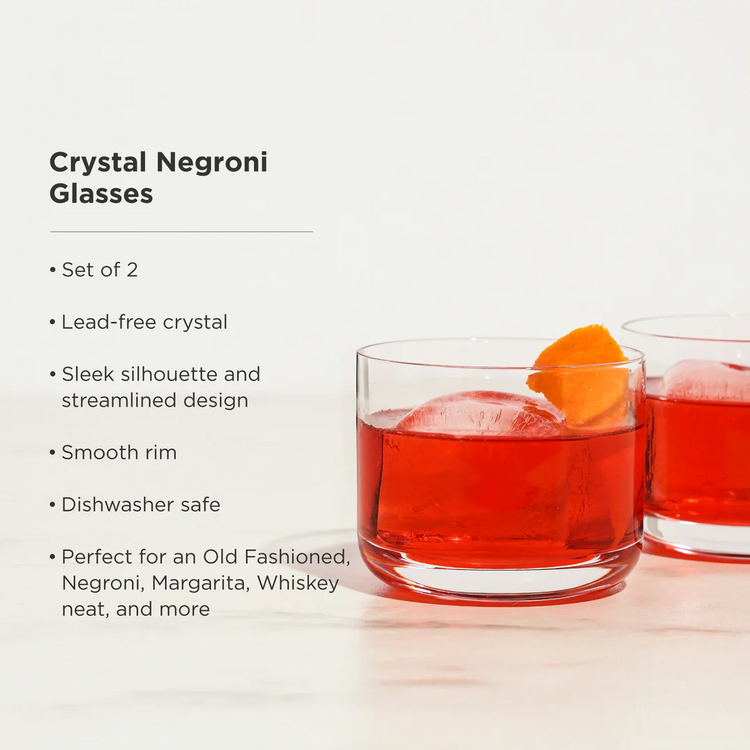 Crystal Negroni Glass (set of 2)