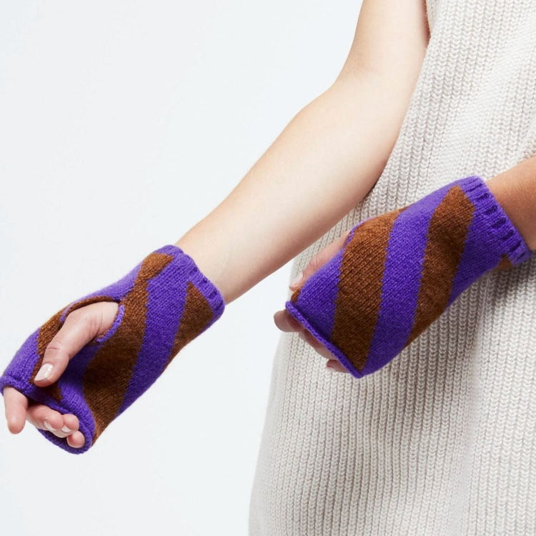 Linea Fingerless Mittens Mapoesie