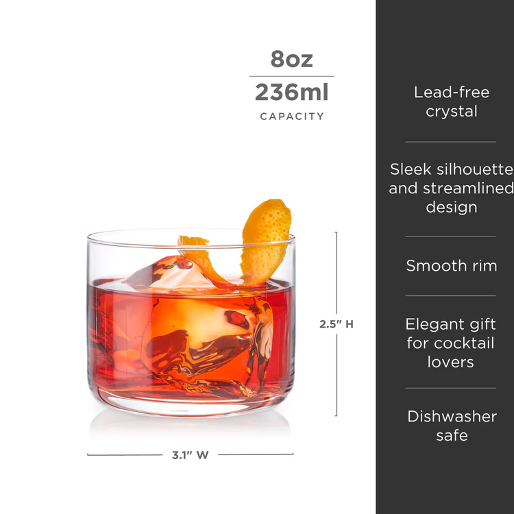 Crystal Negroni Glass (set of 2)