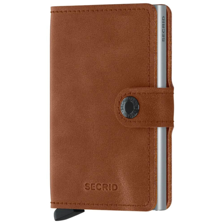 Secrid Miniwallet Vintage Cognac Leather RFID Safe