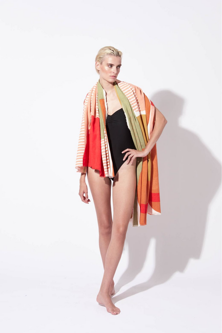 Mapoesie Abstract Beach Towel