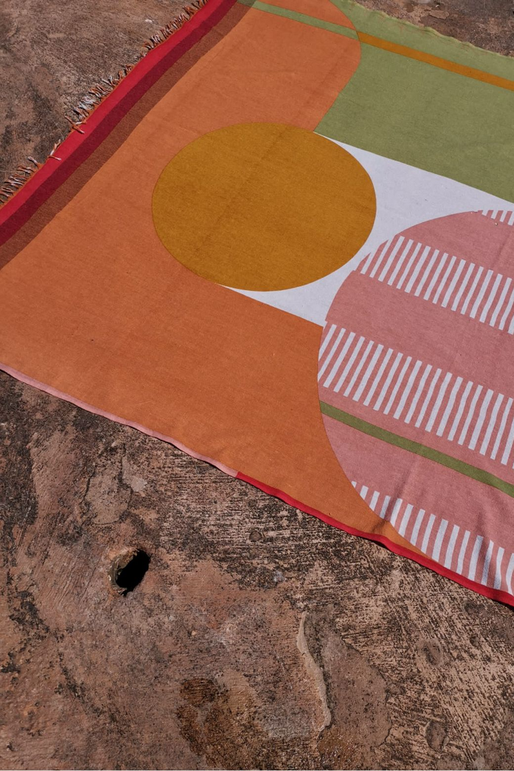 Mapoesie Abstract Beach Towel