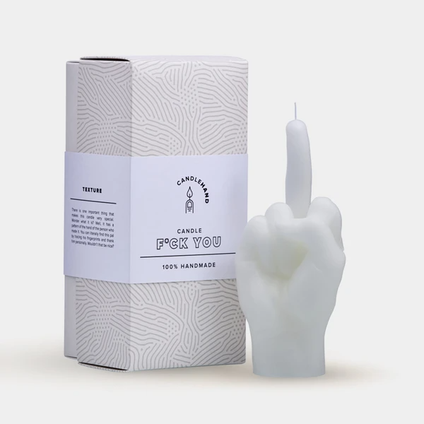 F*ck You Candle Hand