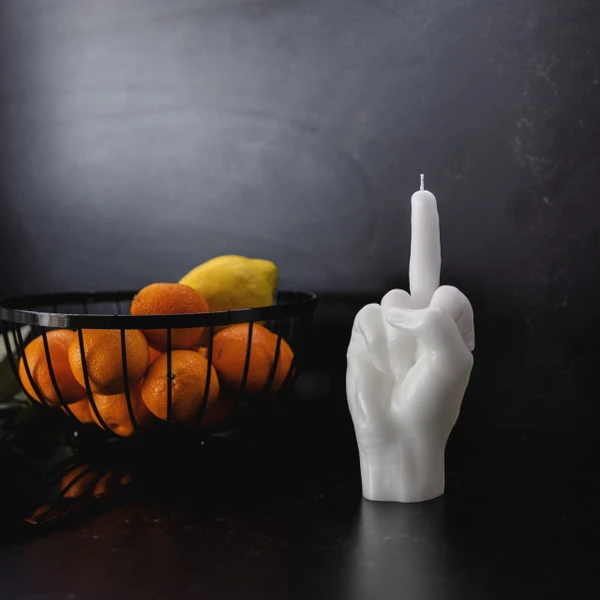 F*ck You Candle Hand