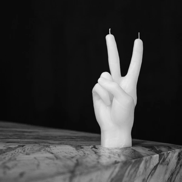 Peace Candle Hand