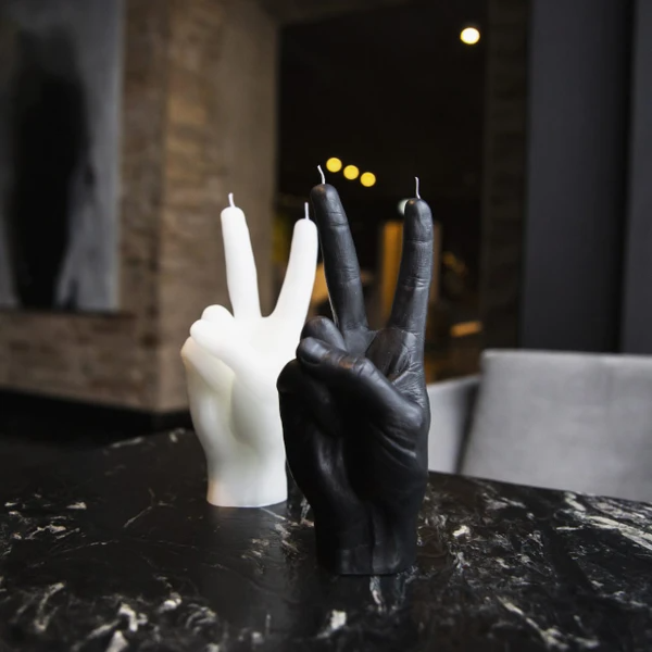 Peace Candle Hand