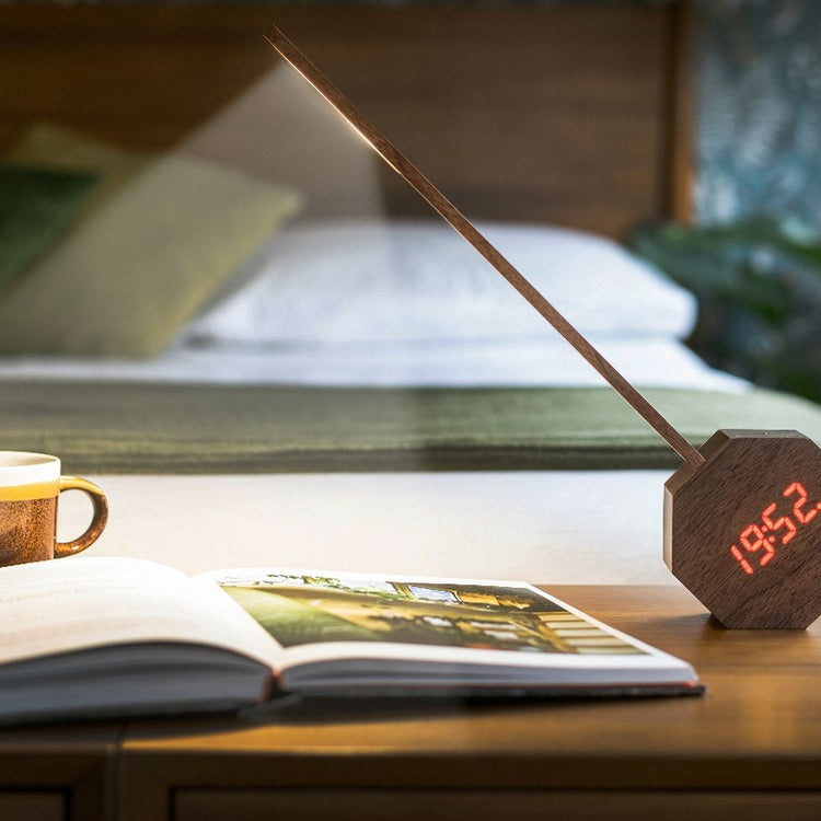 Octagon One Plus Portable Alarm Clock Desk Light