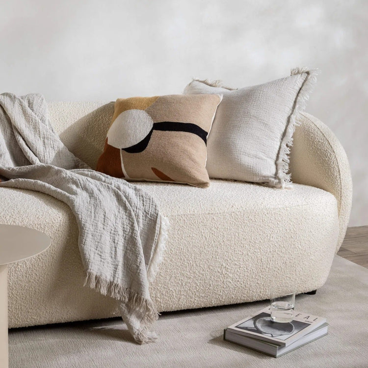 LMHome Ava Linen Throw