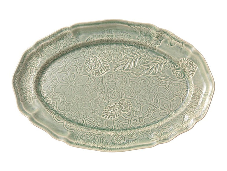 Arabesque Large Oval Server