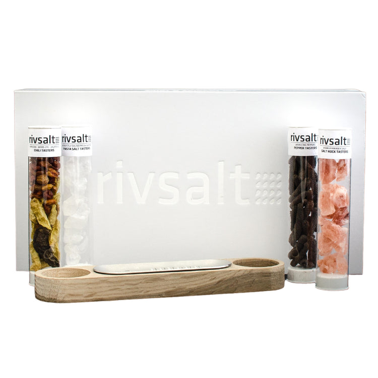 Rivsalt Gift Box Tasters- Selection of Salt, Pepper & Chilli