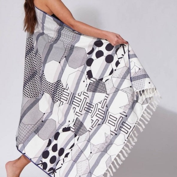 Miroir Beach Towel