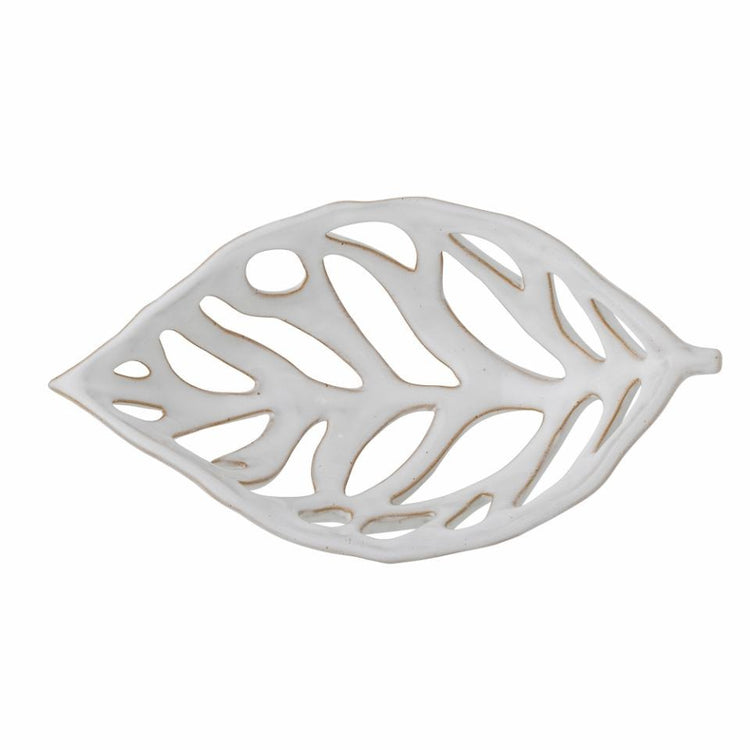 Foligno Stoneware Leaf Bowl