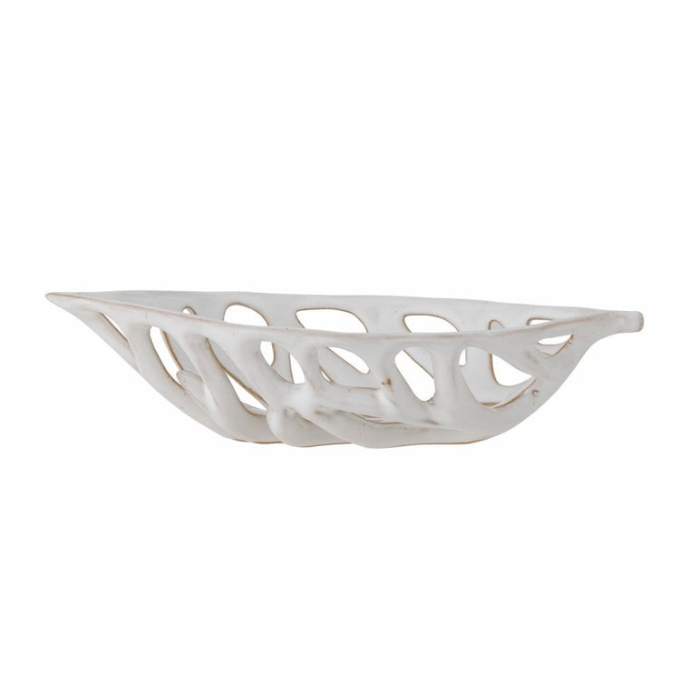Foligno Stoneware Leaf Bowl