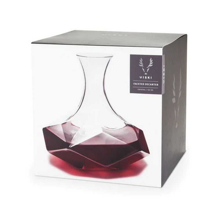 Raye Faceted Decanter