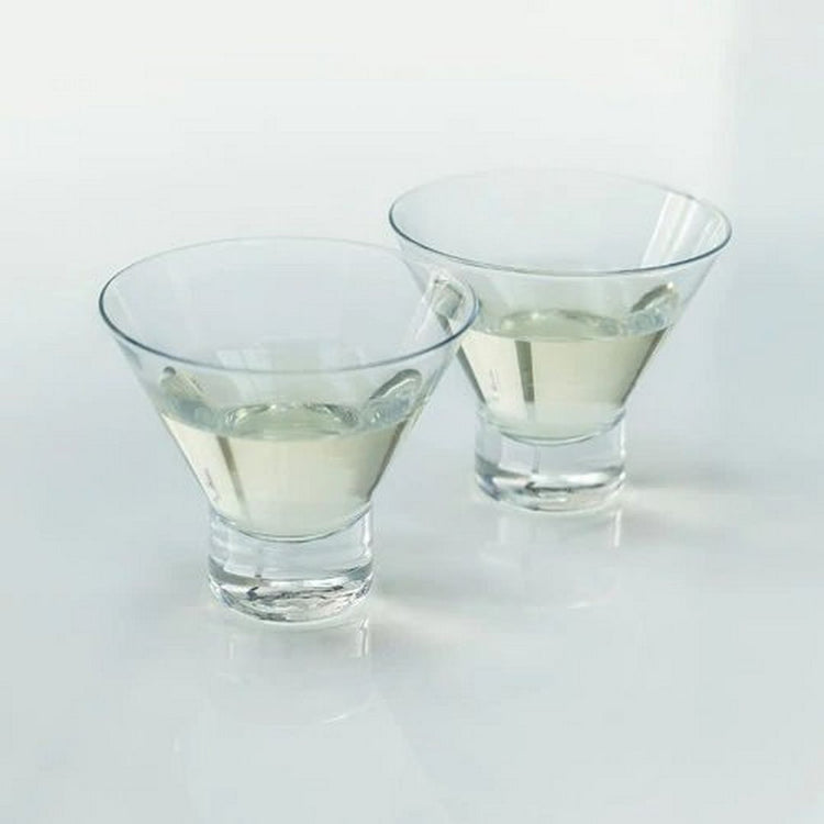 Raye Stemless Martini Glass (set of 2)