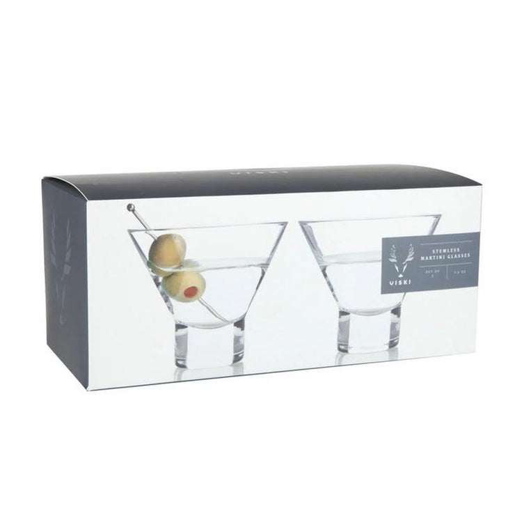 Raye Stemless Martini Glass (set of 2)