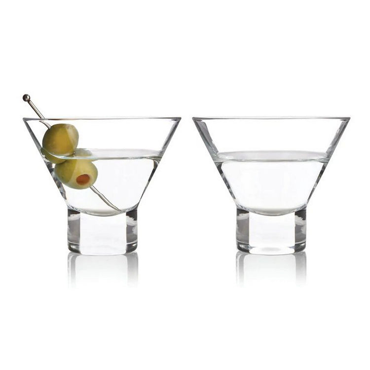 Raye Stemless Martini Glass (set of 2)