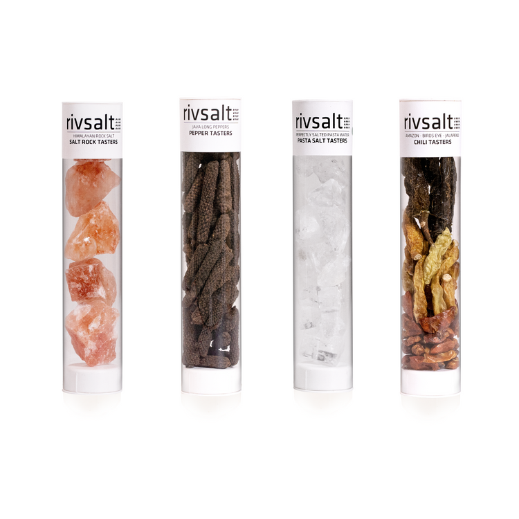 Rivsalt Gift Box Tasters- Selection of Salt, Pepper & Chilli