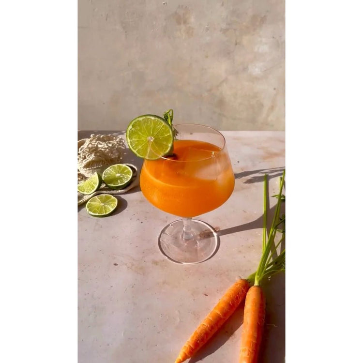 Viski Angled Crystal Gin & Tonic Glasses (set of 2)