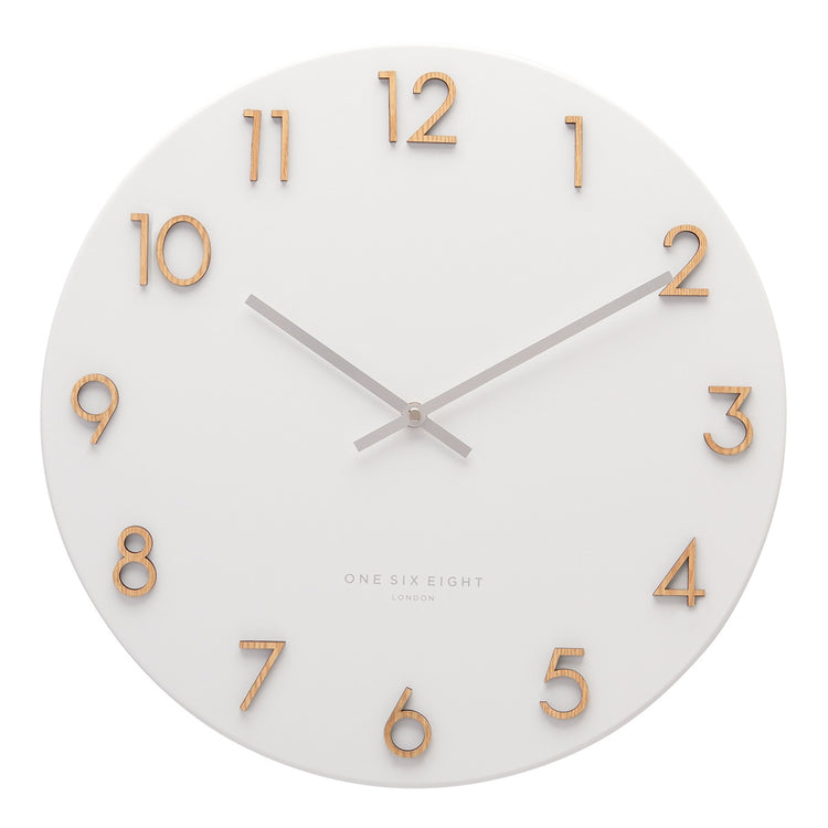 Katelyn Silent Metal Clock