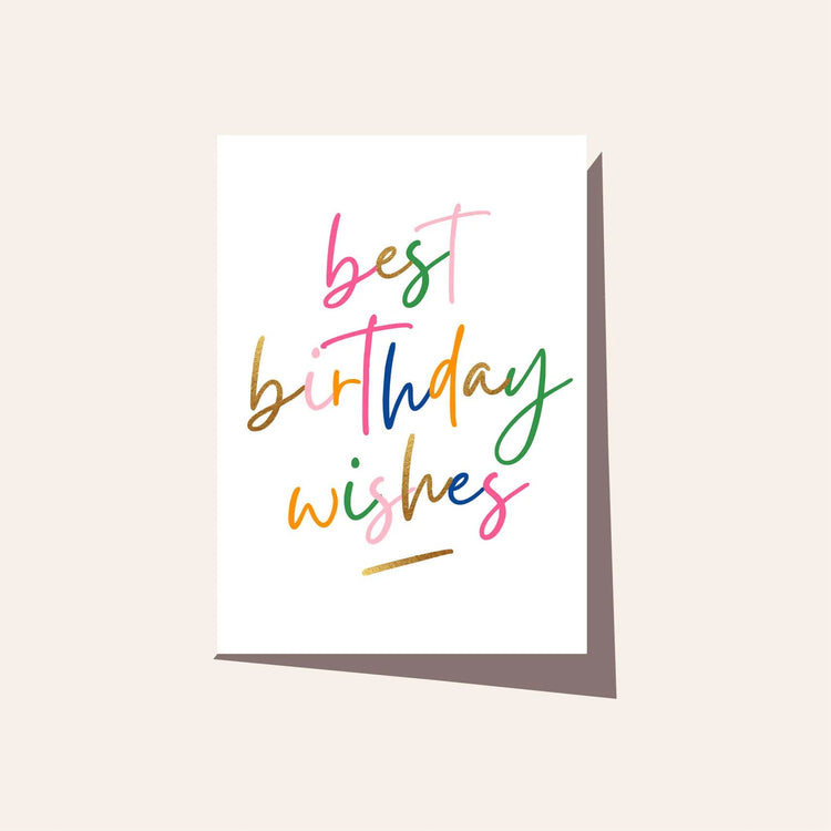 Best Birthday Wishes Script Card