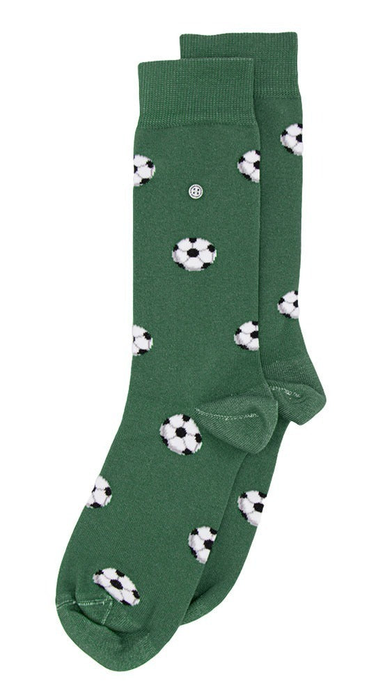 Men's Socks Green Soccer Football