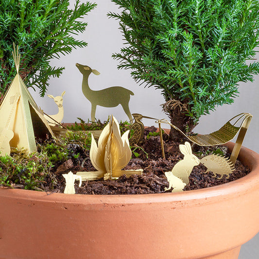 Tiny Camping Plant Accessory