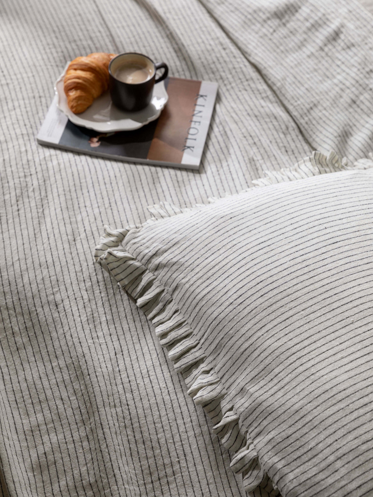 Celine French Linen Pleated Pillowcases (set of 2)