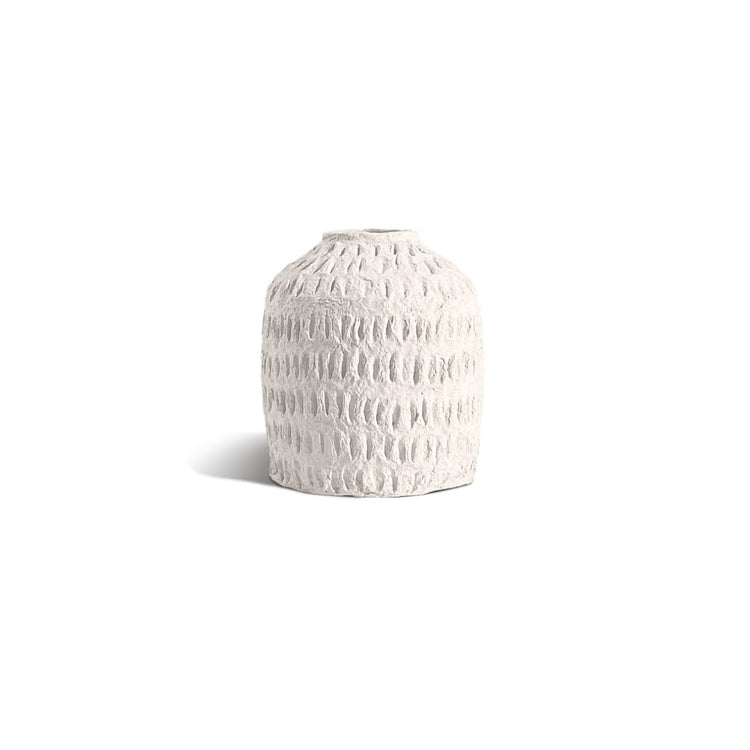 Matteurs Cotton Stone Vase Small Jar - Dash 12 cm