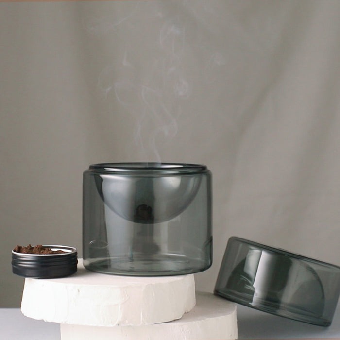 Glass Scent Chamber Incense Set