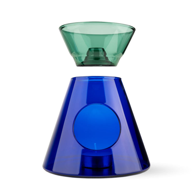 Sensory Radiant Volcano Glass Oil Burner