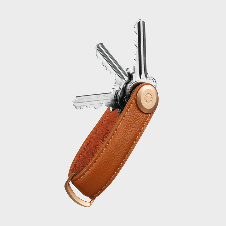 Orbitkey Pebbled Leather Key Organiser