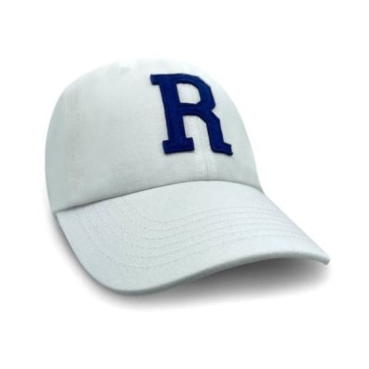 College Letter Cap White