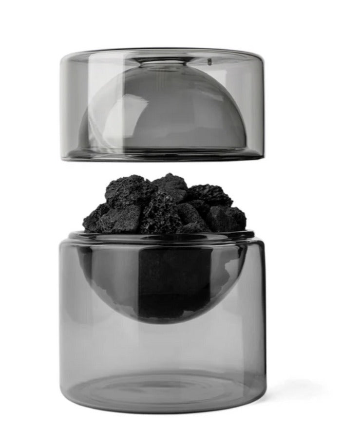 Glass Scent Chamber Volcanic Rock Set