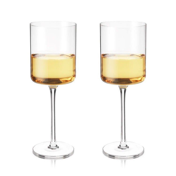 Viski Laurel White Wine Glasses - Set 2