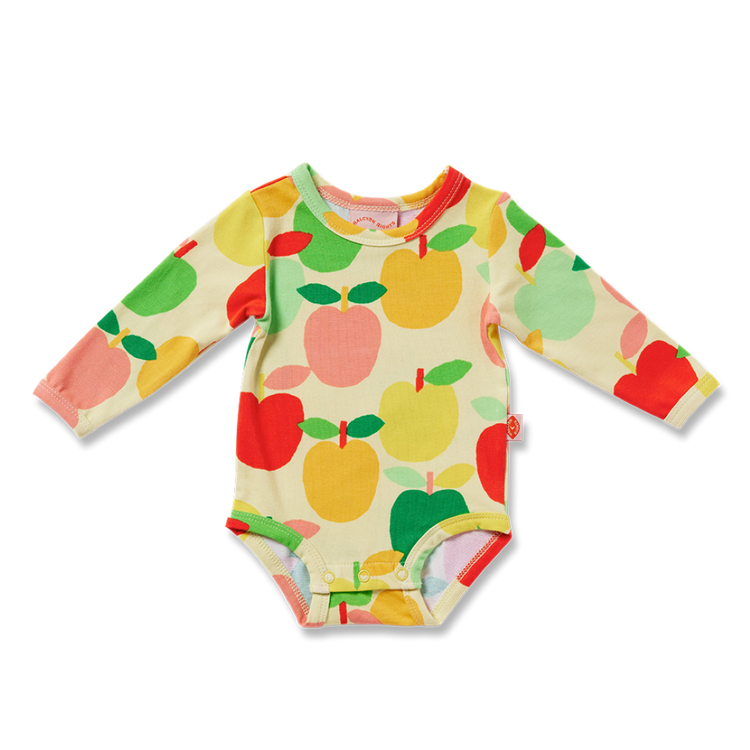 A is for Apple Long Sleeve Bodysuit