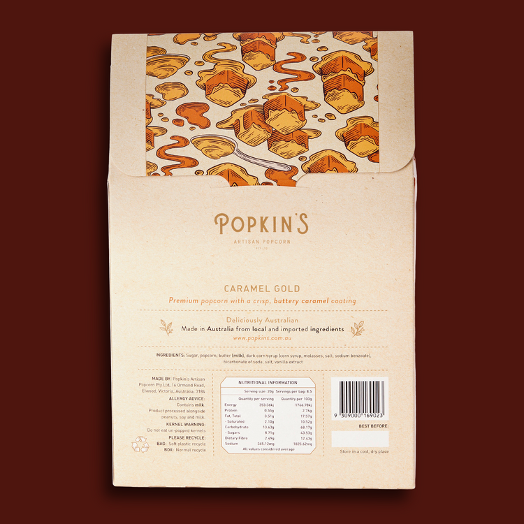 Popkins Artisan Popcorn Box