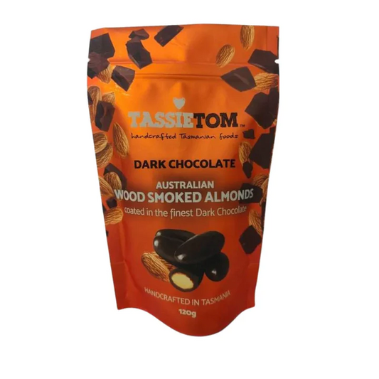 Tassie Tom Dark Chocolate Almonds