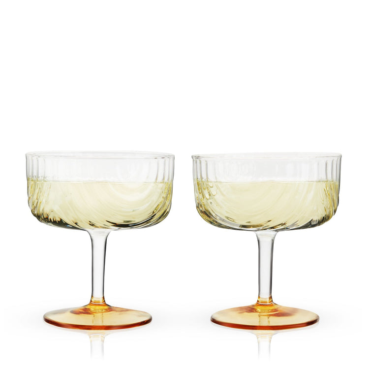 Gatsby Coupes Glasses (set of 2)