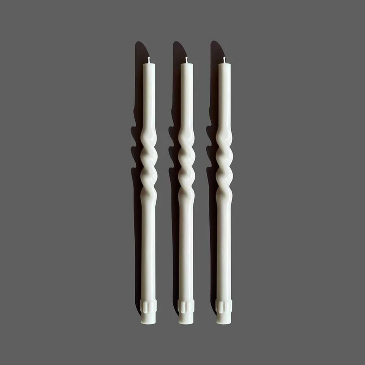 Spiral Candles (Set of 3)