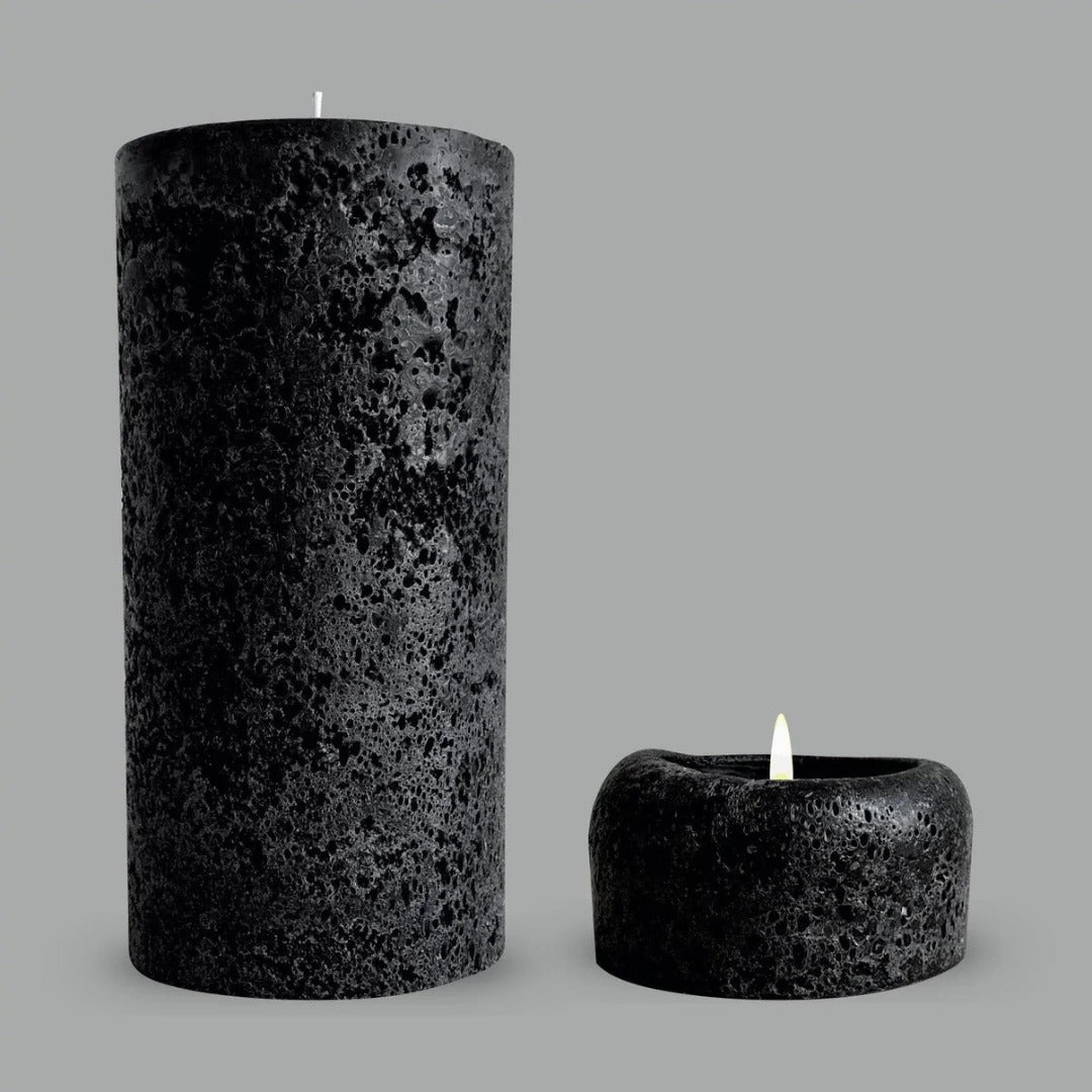 Candle Kiosk Textured Pillar Candle