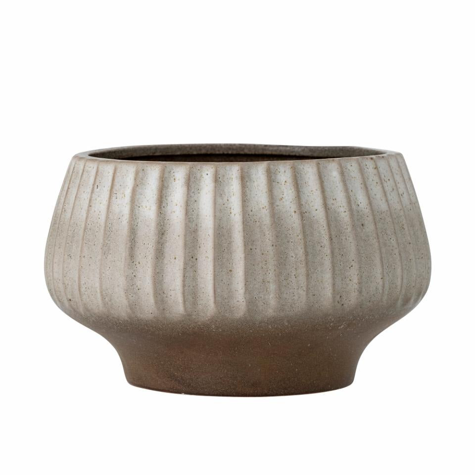 Assie Flowerpot Grey Stoneware
